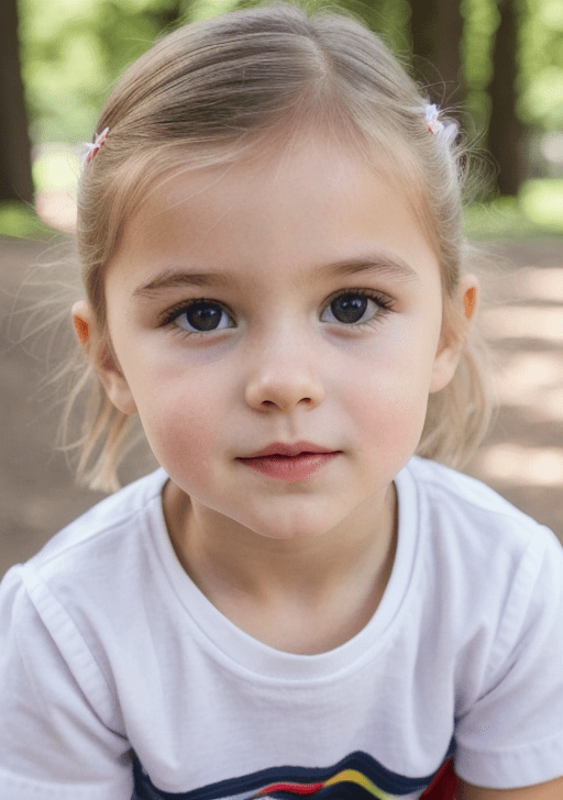 Image of a child generated from the parent's images